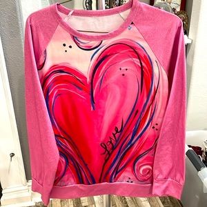 💞Heart long sleeve shirt💞